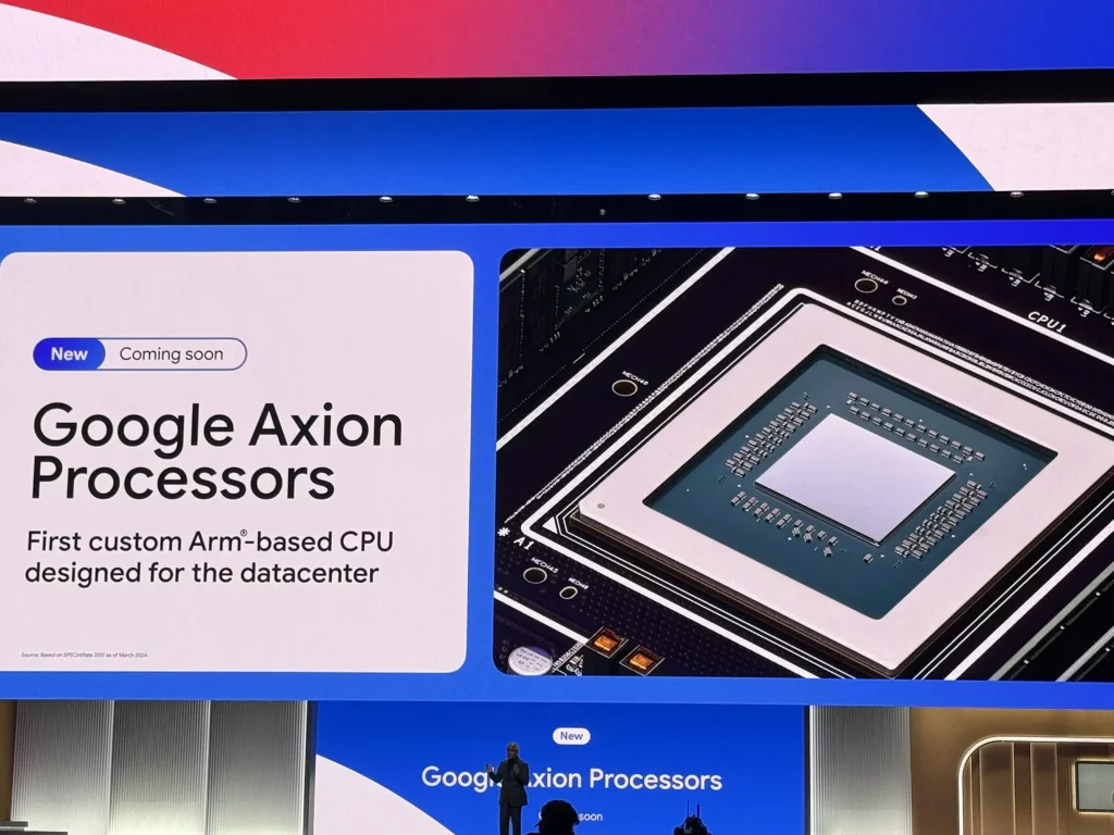 Google phát triển CPU Axion: Bước đột phá mới cho dữ liệu